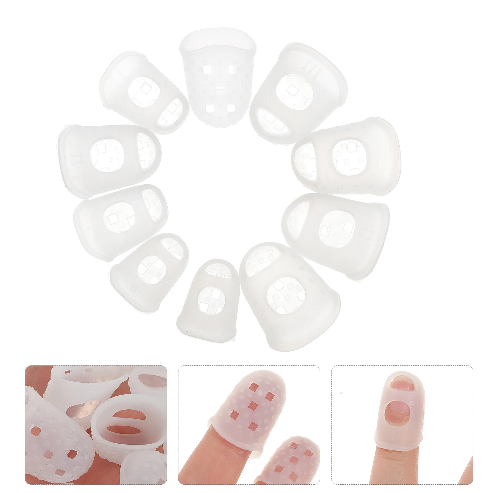 10pcs Silicone Guitar Thumb Picks Fingerpicking Guitar Colorful Fingerpicks Guitar Finger Guards Guitar Plectrum
10pcs Silicone Guitar Thumb Picks Fingerpicking Guitar Colorful Fingerpicks Guitar Finger Guards Guitar Plectrum