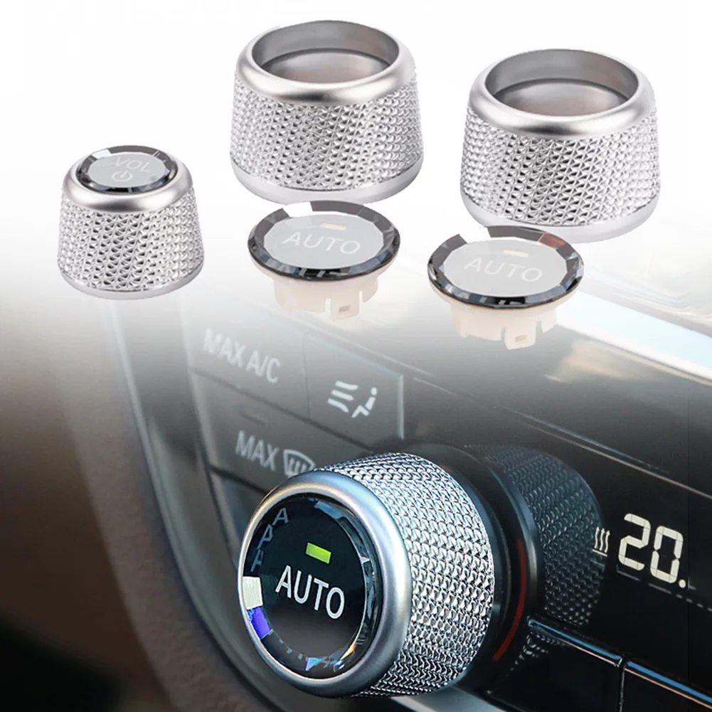 3* Car Air Conditioning Volume Audio Button Knob Crystal Ring Cover +AC Climate Control Volume For BMW X3 F25 F26 13-17
3* Car Air Conditioning Volume Audio Button Knob Crystal Ring Cover +AC Climate Control Volume For BMW X3 F25 F26 13-17