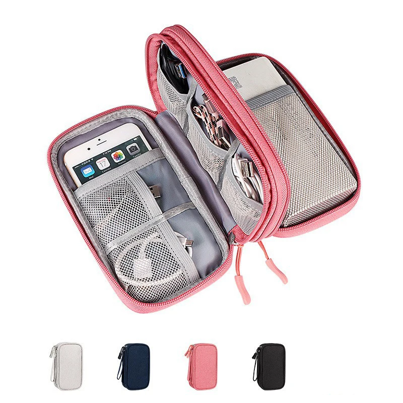 Double Layers Digital Bag Data Cable Storage Bag Mobile Power Headphone Organizer Multi-functional Travel Storage Box
Double Layers Digital Bag Data Cable Storage Bag Mobile Power Headphone Organizer Multi-functional Travel Storage Box