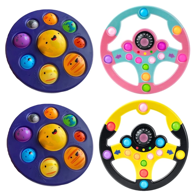 2 Different Intelligent Toys in 1 Set Eight Planets Mouse Bubble Toys and Education Simulation Steering Wheel for Kids A2UB
2 Different Intelligent Toys in 1 Set Eight Planets Mouse Bubble Toys and Education Simulation Steering Wheel for Kids A2UB