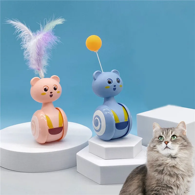 Tumbler Swing Toy For Cats Funny Cat Scratching Ball Colored Feather Sounding Toy Kitten Interactive Chasing Toy Cat Accessories
Tumbler Swing Toy For Cats Funny Cat Scratching Ball Colored Feather Sounding Toy Kitten Interactive Chasing Toy Cat Accessories