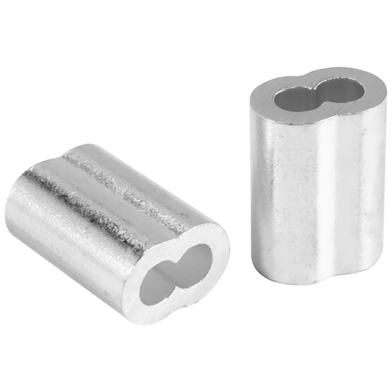 100Pcs 3/32 Inch (3.0Mm) Diameter Wire Rope Aluminum Alloy Sleeves Clip Fittings Cable Crimps
100Pcs 3/32 Inch (3.0Mm) Diameter Wire Rope Aluminum Alloy Sleeves Clip Fittings Cable Crimps