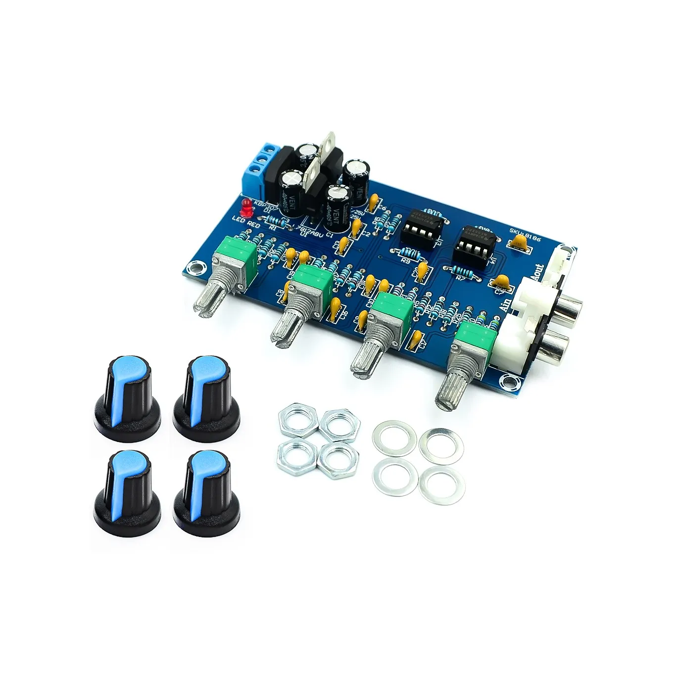 XH-M164 NE5532 Stereo Pre-amp Preamplifier Tone Board Audio 4 Channels Amplifier Module 4CH CH Control Circuit Telephone Preamp
XH-M164 NE5532 Stereo Pre-amp Preamplifier Tone Board Audio 4 Channels Amplifier Module 4CH CH Control Circuit Telephone Preamp