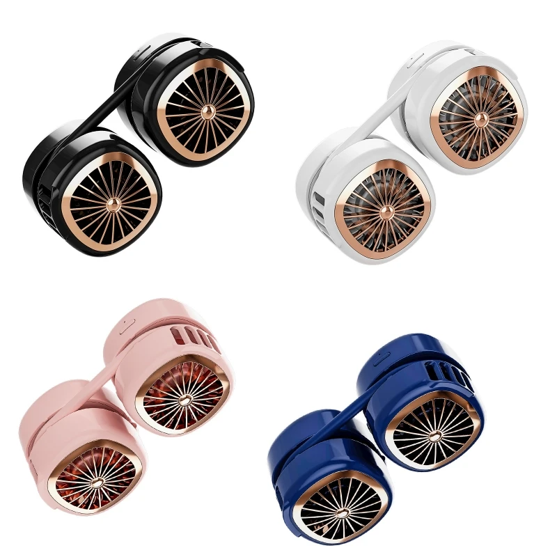 Neck Hanging Fans 1800mAh Battery Pocket Portable Type C Rechargeable Invisible K5DB
Neck Hanging Fans 1800mAh Battery Pocket Portable Type C Rechargeable Invisible K5DB