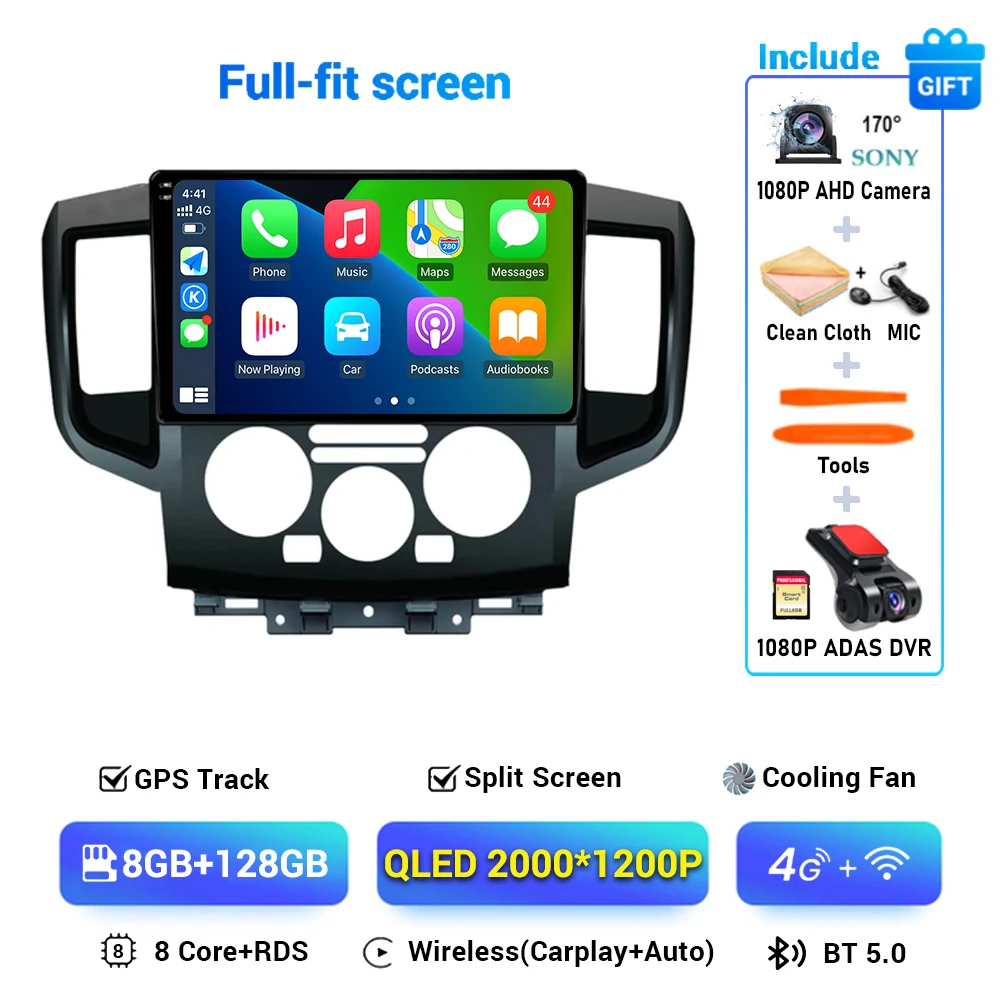 9-дюймовый автомобильный радиоприемник Android 14 для Nissan NV200 2011-2015, черный мультимедийный SIM, Wi-Fi, GPS-навигация, беспроводной Carplay и автоматический головное устройство
9-дюймовый автомобильный радиоприемник Android 14 для Nissan NV200 2011-2015, черный мультимедийный SIM, Wi-Fi, GPS-навигация, беспроводной Carplay и автоматический головное устройство