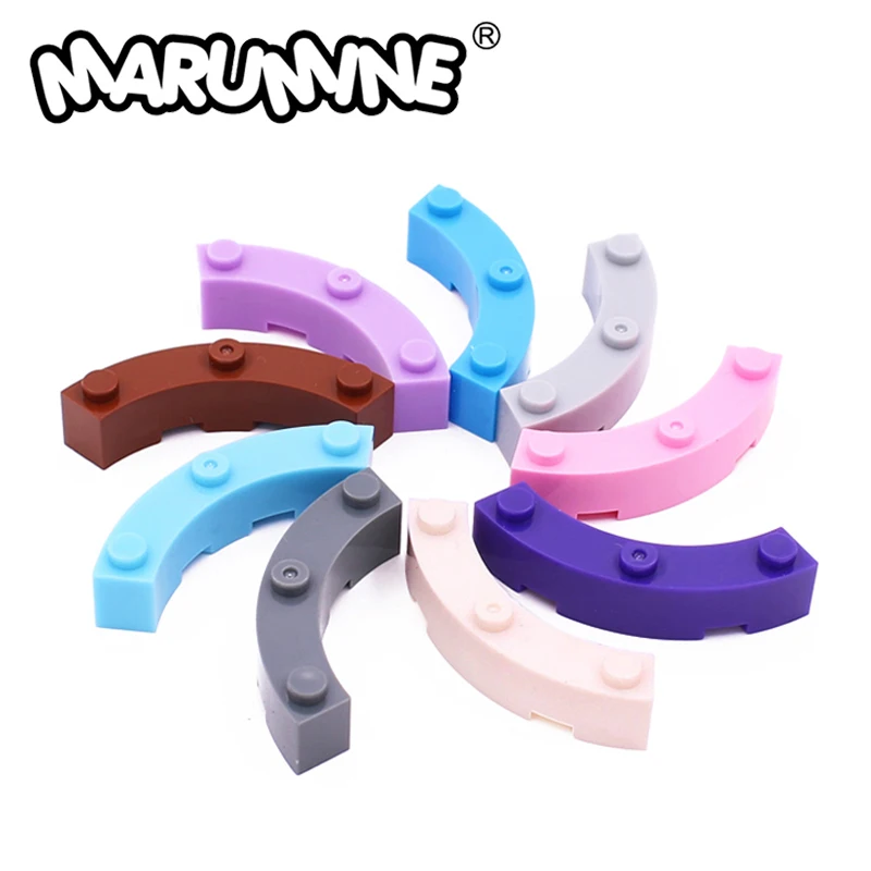 Marumine 48092 Bricks Round Corner 4x4 Macaroni Wide With 3 Studes 60PCS Model Kit MOC Building Blocks Assembling Parts Toys
Marumine 48092 Bricks Round Corner 4x4 Macaroni Wide With 3 Studes 60PCS Model Kit MOC Building Blocks Assembling Parts Toys