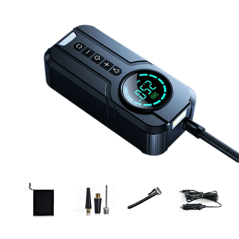 Car Portable Car Pump Tire Inflator Portable Inflatable Pump Mini Digital Display Car Pump
Car Portable Car Pump Tire Inflator Portable Inflatable Pump Mini Digital Display Car Pump