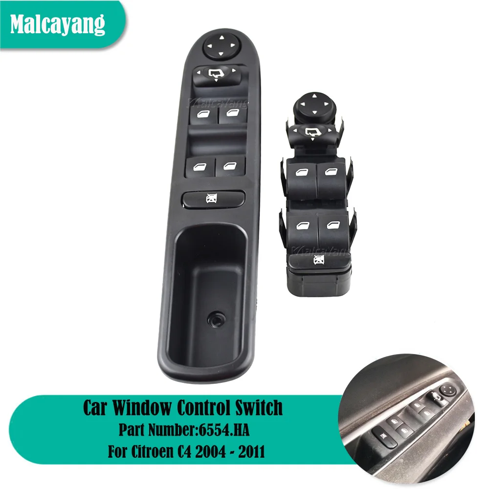 For Citroen C4 2004-2011 Car Electric Power Master Window Regulator Control Switch 6554.HA 6554HA
For Citroen C4 2004-2011 Car Electric Power Master Window Regulator Control Switch 6554.HA 6554HA