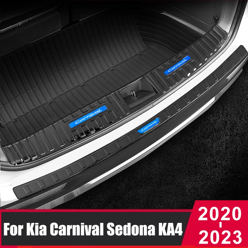 For Kia Carnival Sedona KA4 2020 2021 2022 2023 Auto Rear Bumper Foot Plate Trunk Door Sill Guard Protector Cover Accessories
For Kia Carnival Sedona KA4 2020 2021 2022 2023 Auto Rear Bumper Foot Plate Trunk Door Sill Guard Protector Cover Accessories