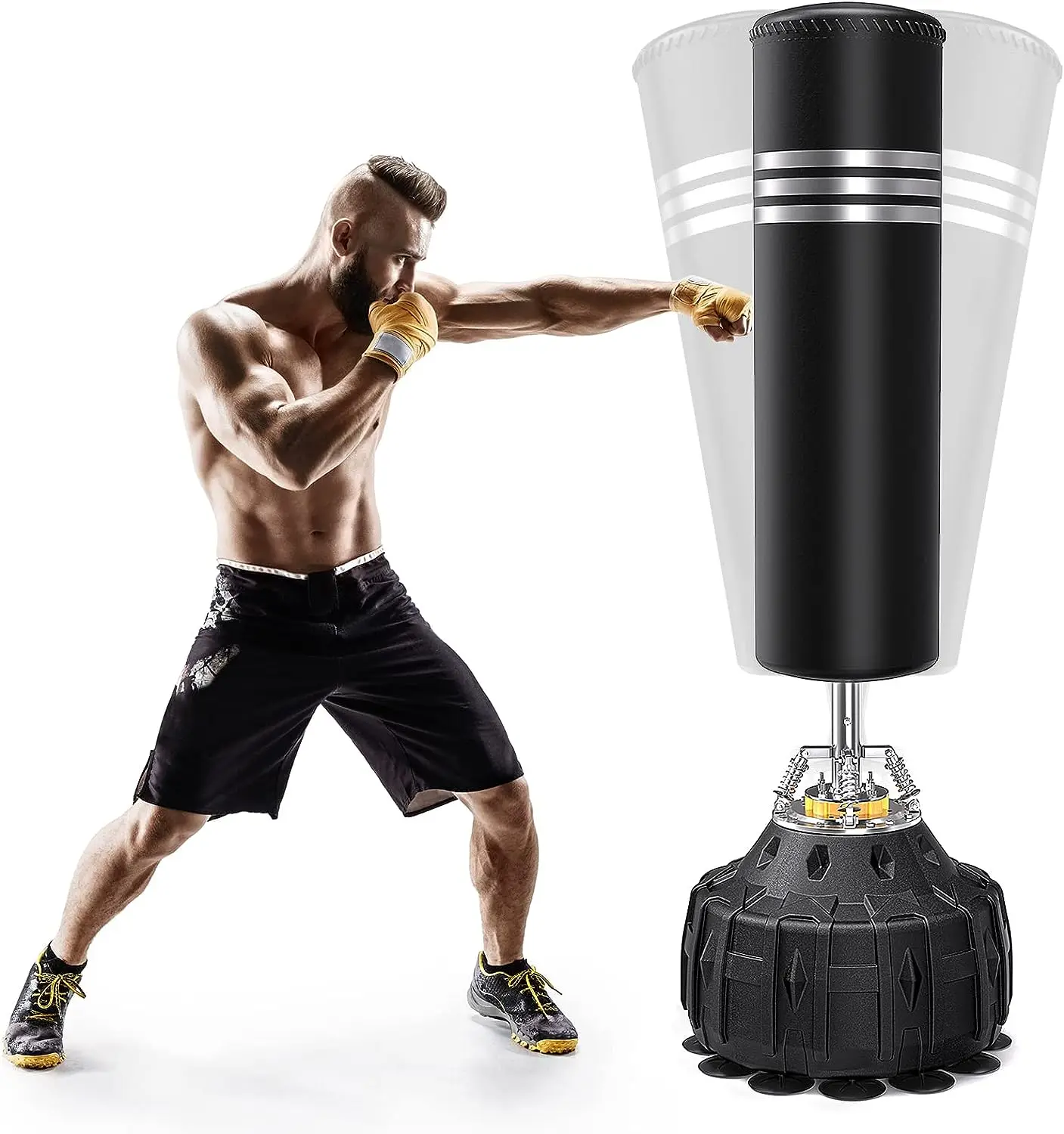 Bag Heavy Boxing Bag with Suction Cup Base - Freestanding Punching Bag for Adults Kickboxing Bags Kick Punch Bag 70'' Ta Martial
Bag Heavy Boxing Bag with Suction Cup Base - Freestanding Punching Bag for Adults Kickboxing Bags Kick Punch Bag 70'' Ta Martial
