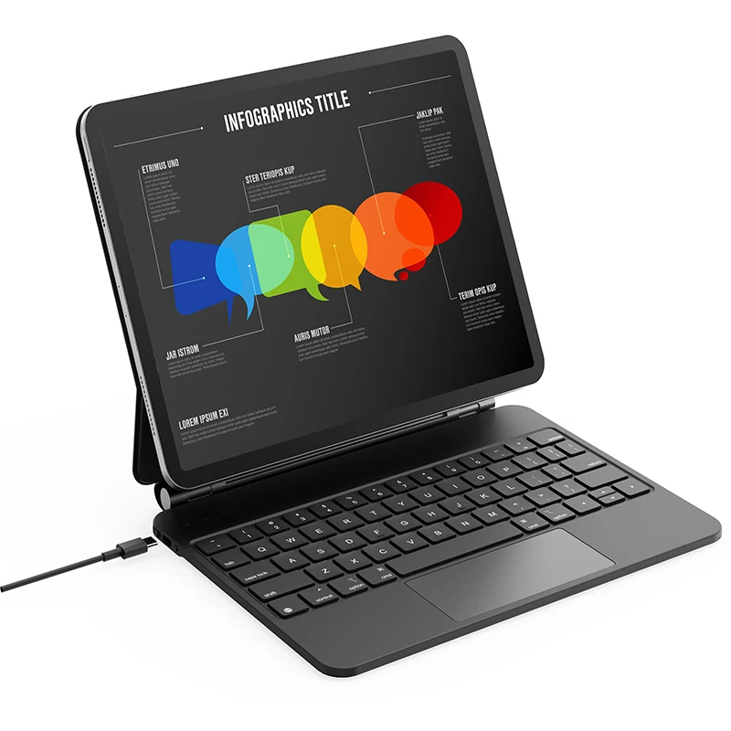 2022 new wireless keyboard ble 5.2 magnetic 1:1 original keyboard for ipad pro 11inch 12.9inch 2021/2020/2018
2022 new wireless keyboard ble 5.2 magnetic 1:1 original keyboard for ipad pro 11inch 12.9inch 2021/2020/2018