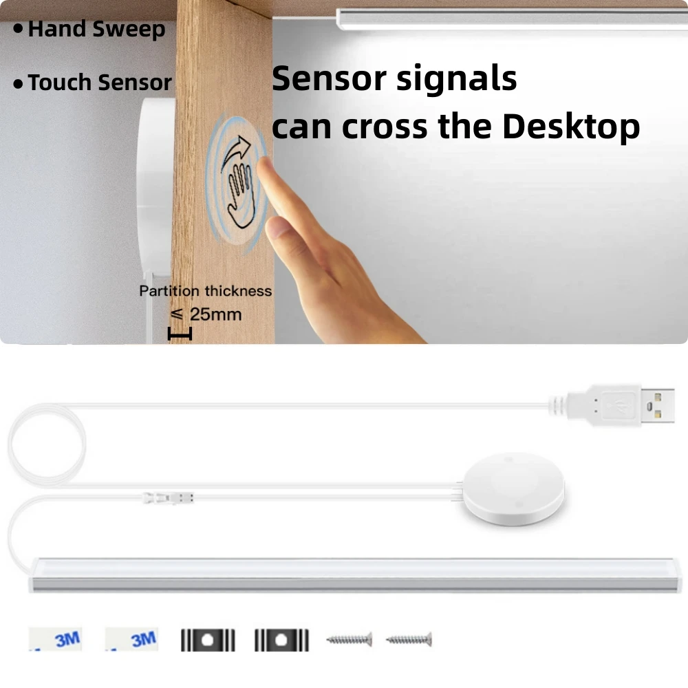 USB 5V LED Bar Lights with Motion Sensor Hand Sweep Touch Dimming Switch 30/40/50CM LED Light Tube Bedroom Kitchen Lighting
USB 5V LED Bar Lights with Motion Sensor Hand Sweep Touch Dimming Switch 30/40/50CM LED Light Tube Bedroom Kitchen Lighting