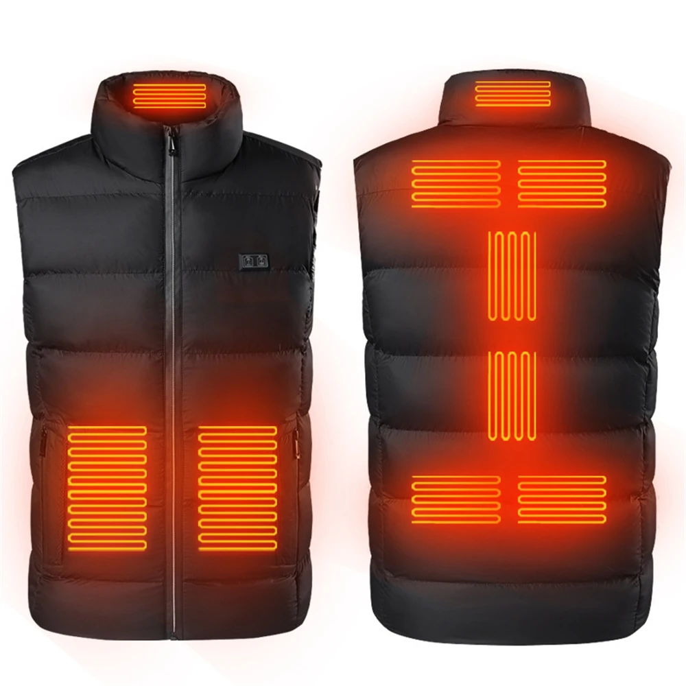 Men USB Infrared 11 Heating Areas Vest Jacket Men Winter Electric Heated Vest Waistcoat For Sports Hiking Oversized
Men USB Infrared 11 Heating Areas Vest Jacket Men Winter Electric Heated Vest Waistcoat For Sports Hiking Oversized