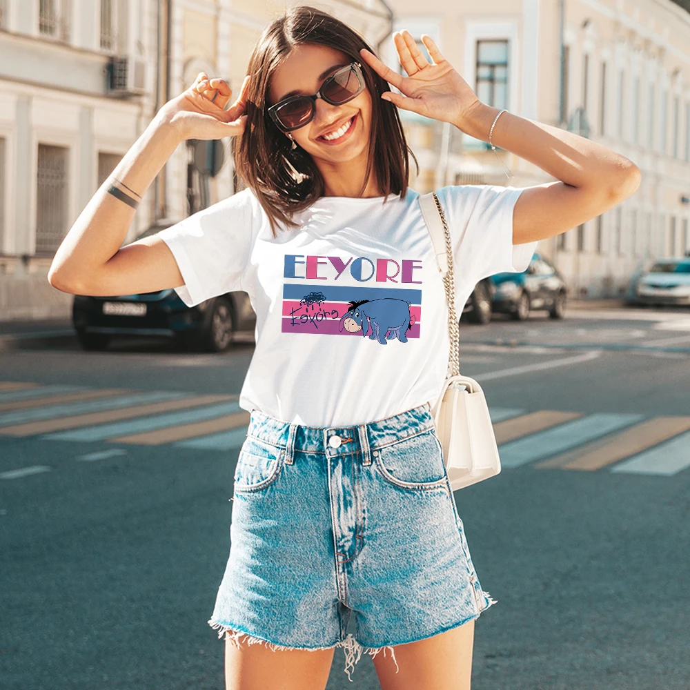 Disney Eeyore Signature Cartoon Cute T Shirt Women Summer Autumn Fashion Downtown Girl Clothes Aesthetic Winnie The Pooh T-shirt
Disney Eeyore Signature Cartoon Cute T Shirt Women Summer Autumn Fashion Downtown Girl Clothes Aesthetic Winnie The Pooh T-shirt