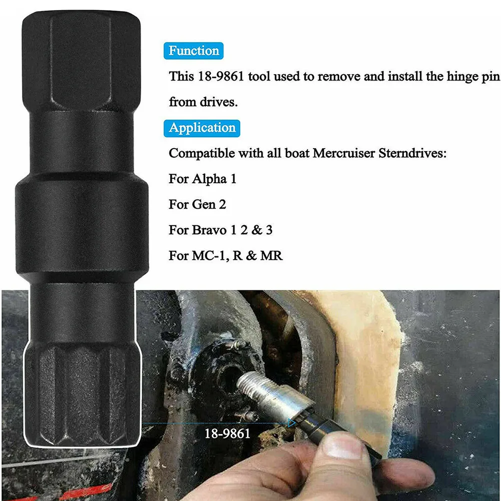 1PCS Hinge Pin Tool For Mercruiser Units Alpha One Bravo Gen 1 2 Replaces 91-78310 18-9861&90200 Car Hinge Pin Tool
1PCS Hinge Pin Tool For Mercruiser Units Alpha One Bravo Gen 1 2 Replaces 91-78310 18-9861&90200 Car Hinge Pin Tool