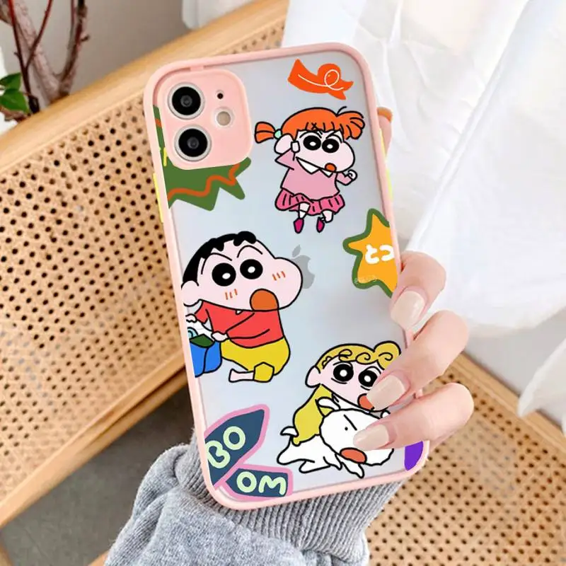 BANDAI Crayon Shin-chan Phone Case for iPhone X XR XS 7 8 Plus 11 12 13 pro MAX 13mini Translucent Matte Case
BANDAI Crayon Shin-chan Phone Case for iPhone X XR XS 7 8 Plus 11 12 13 pro MAX 13mini Translucent Matte Case