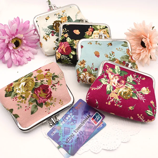 Cute Floral Buckle Coin Purse Vintage Flower Pouch Kiss-lock Change Purse Wallet Lovely Animal Key Wallet Fashion Mini ID Holder
Cute Floral Buckle Coin Purse Vintage Flower Pouch Kiss-lock Change Purse Wallet Lovely Animal Key Wallet Fashion Mini ID Holder