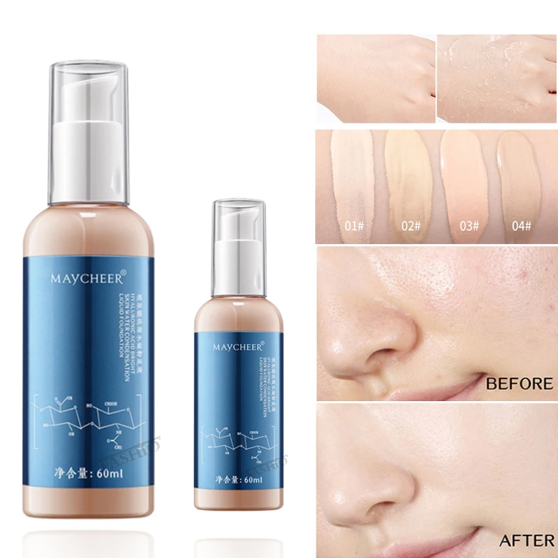 Highly Concealer Hyaluronic Acid Foundation Breathable Long-Lasting Moisturizing Light Liquid Foundation Waterproof Base Makeup
Highly Concealer Hyaluronic Acid Foundation Breathable Long-Lasting Moisturizing Light Liquid Foundation Waterproof Base Makeup