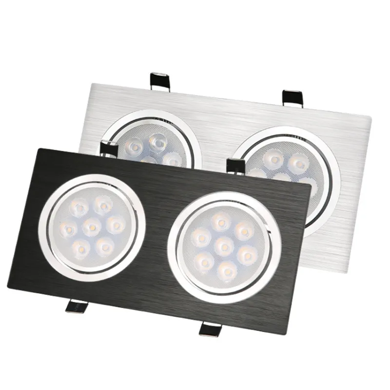 New LED dimming double head downlight perforated ceiling spotlight 12W 20W 28W 110v/220v ceiling recessed light home lighting
New LED dimming double head downlight perforated ceiling spotlight 12W 20W 28W 110v/220v ceiling recessed light home lighting