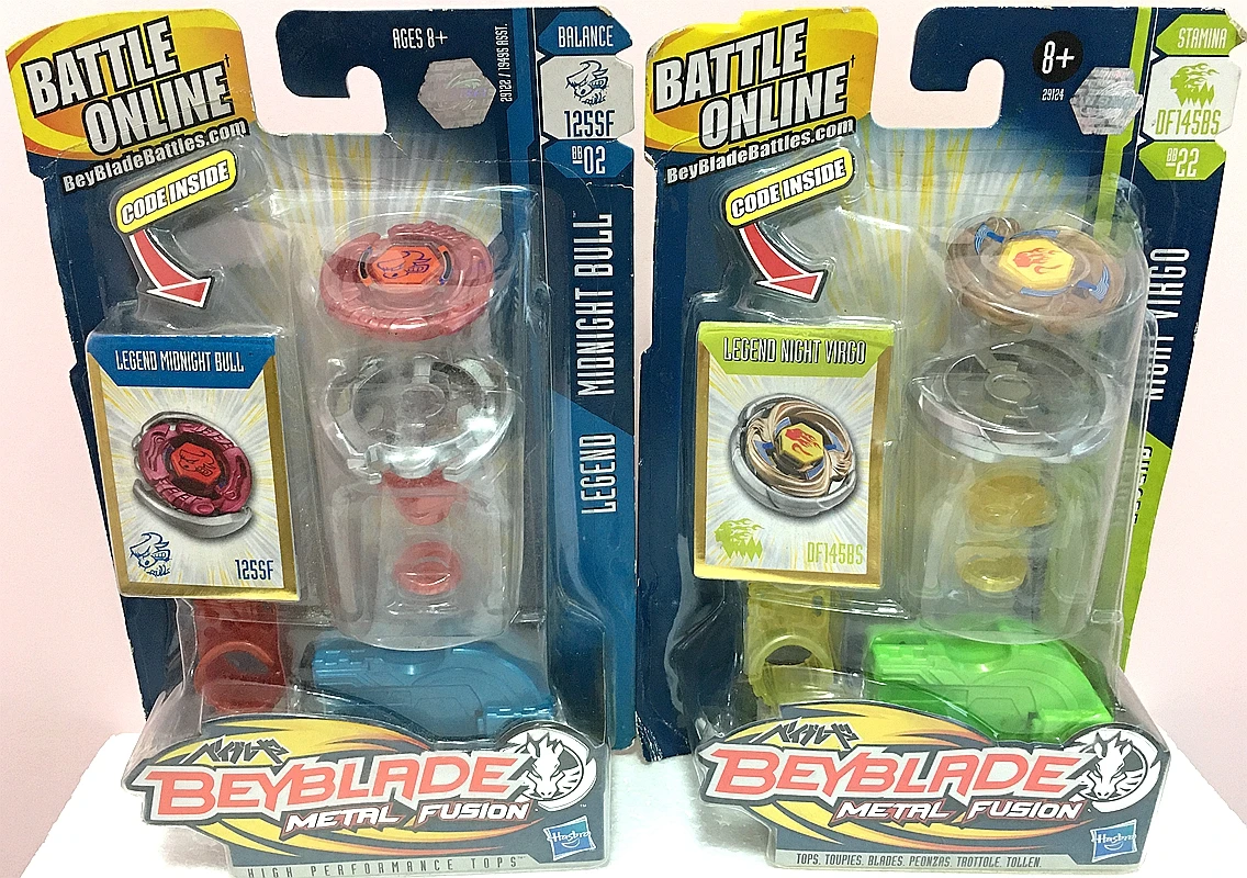 GENUINE Beyblade Metal Fusion BB-22 Legend Night Virgo DF145BS Masters Fury Fight+ MIDNIGHT BULL LEGEND 125SF BB02 BALANCE SEALE 
GENUINE Beyblade Metal Fusion BB-22 Legend Night Virgo DF145BS Masters Fury Fight+ MIDNIGHT BULL LEGEND 125SF BB02 BALANCE SEALE