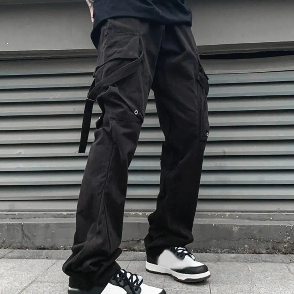 Casual Trousers Versatile Men's Cargo Pants Quick-drying Fashionable Joggers with Multiple Pockets for Spring Autumn Wide-leg
Casual Trousers Versatile Men's Cargo Pants Quick-drying Fashionable Joggers with Multiple Pockets for Spring Autumn Wide-leg