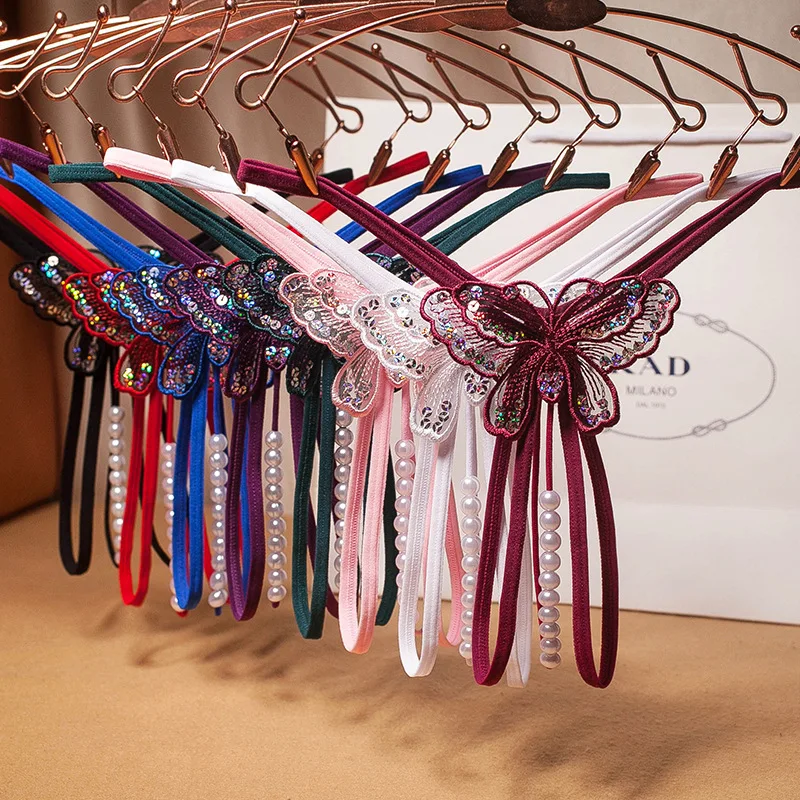 Cute Butterfly Thongs Hot Women Underpants Invisible Low Waisted Pearl Lingerine Mesh Transparent Mini Panties Bragas Japonesas
Cute Butterfly Thongs Hot Women Underpants Invisible Low Waisted Pearl Lingerine Mesh Transparent Mini Panties Bragas Japonesas