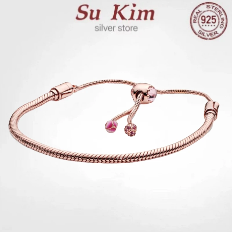 2021 hot sale Real 100% 925 Sterling Silver pan Bracelets Snake Chain Charm Bracelet Fit Original Charms For Women DIY Jewelry
2021 hot sale Real 100% 925 Sterling Silver pan Bracelets Snake Chain Charm Bracelet Fit Original Charms For Women DIY Jewelry
