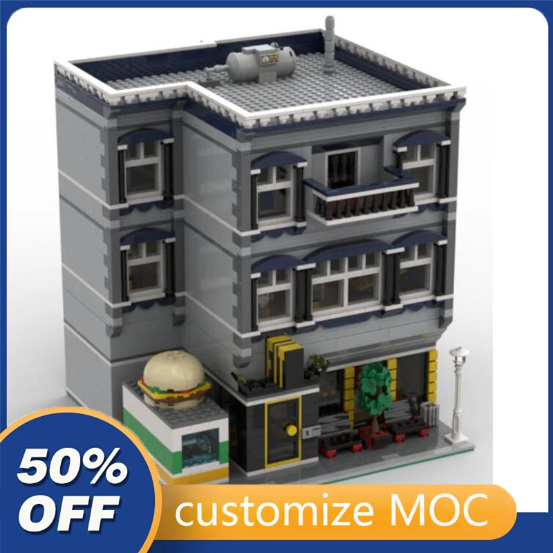 3686PCS Customized MOC Modular Fitness Center street view Model Building Blocks Bricks Children birthday toys Christmas gifts
3686PCS Customized MOC Modular Fitness Center street view Model Building Blocks Bricks Children birthday toys Christmas gifts