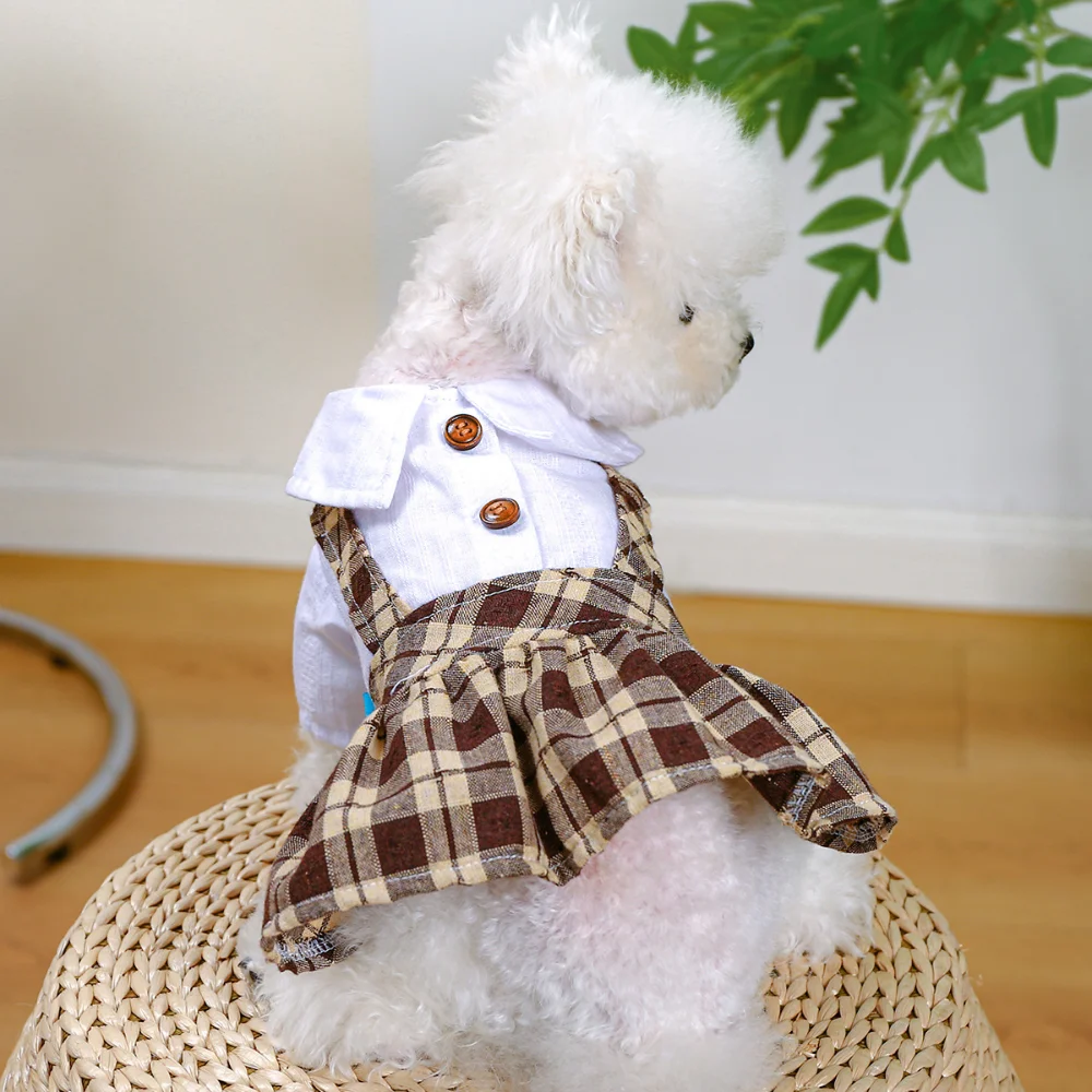 Pet Clothes Summer Spring Puppy Fashion Plaid Skirt Small Dog Cute Princess Dress Cat Desinger Shirt Chihuahua Poodle Yorkshire
Pet Clothes Summer Spring Puppy Fashion Plaid Skirt Small Dog Cute Princess Dress Cat Desinger Shirt Chihuahua Poodle Yorkshire