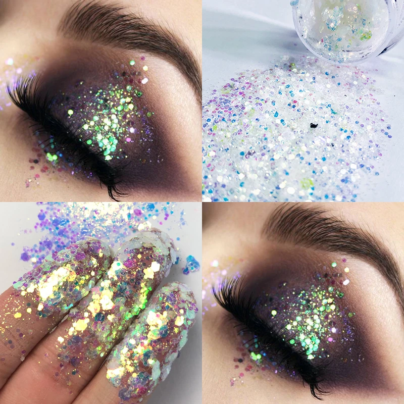 Glitter Powder Waterproof Lips Hair Face Body Shimmer Makeup Mermaid Heart Star Glitter Sequin Tattoo Eyeshadow Pigment
Glitter Powder Waterproof Lips Hair Face Body Shimmer Makeup Mermaid Heart Star Glitter Sequin Tattoo Eyeshadow Pigment