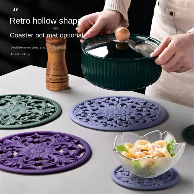 Anti-scald Pan Bowl Retro Thermal Insulation Pad Table Tableware Round Hollow Insulation Pad Table Pad Heat Resistant
Anti-scald Pan Bowl Retro Thermal Insulation Pad Table Tableware Round Hollow Insulation Pad Table Pad Heat Resistant