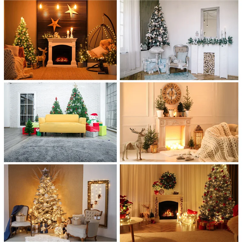 SHENGYONGBAO Christmas Indoor Theme Photography Background Christmas tree Fireplace Children For Photo Backdrops 21712 YXSD-09
SHENGYONGBAO Christmas Indoor Theme Photography Background Christmas tree Fireplace Children For Photo Backdrops 21712 YXSD-09