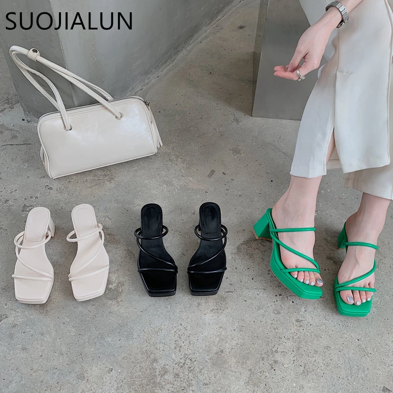 SUOJIALUN 2022 Summer Fashion Women Platform Sandals Shoes Narrow Band Ladies Elegant Slipper Outdoor Casual Beach Slides Shoes
SUOJIALUN 2022 Summer Fashion Women Platform Sandals Shoes Narrow Band Ladies Elegant Slipper Outdoor Casual Beach Slides Shoes