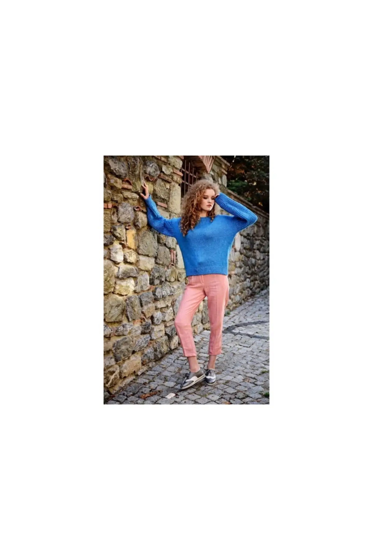 Braided Handles Women Blue Sweater Women Muslim Sweater
Braided Handles Women Blue Sweater Women Muslim Sweater