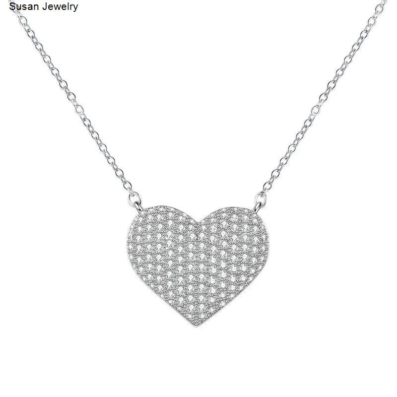 New Micro Inlaid Zircon Love Necklace Fashion Queen Necklace Female Peach Heart Pendant Advanced Sense Clavicle Chain
New Micro Inlaid Zircon Love Necklace Fashion Queen Necklace Female Peach Heart Pendant Advanced Sense Clavicle Chain
