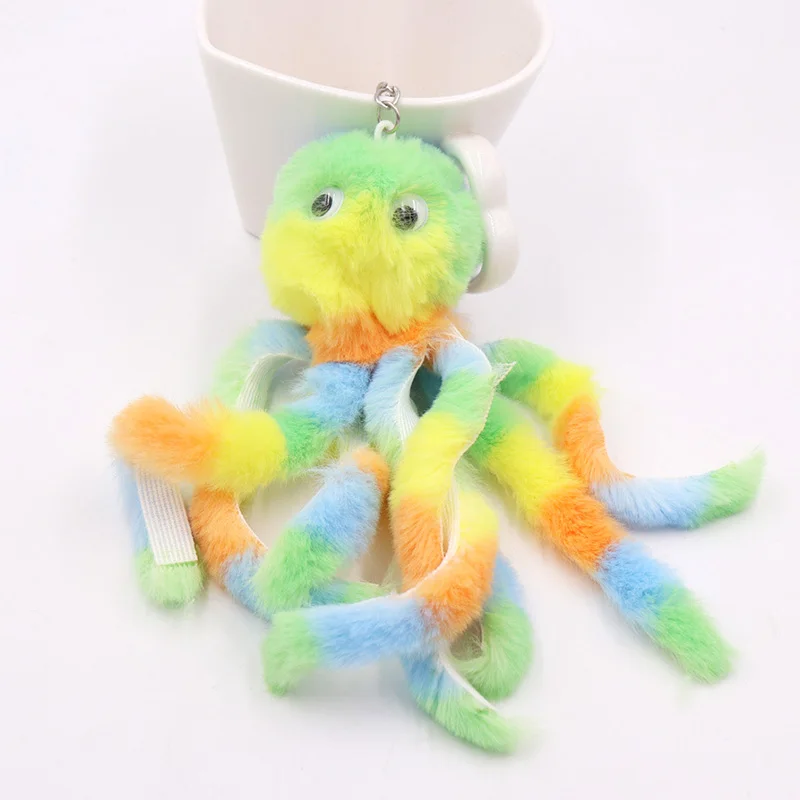 New Faux Rabbit Fur Octopus Keychains Long Tassel Fluffy Pompom Keyrings Cute Colorful Car Key Ring Women Bag Pendant Gifts
New Faux Rabbit Fur Octopus Keychains Long Tassel Fluffy Pompom Keyrings Cute Colorful Car Key Ring Women Bag Pendant Gifts