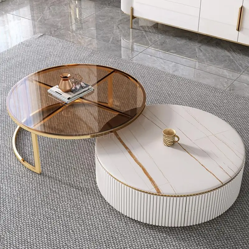 Space Saving Glass Round Coffee Table Combination Dressing Living Room Tv Cabinet Extendable Mesa Comedor Nordic Furniture AA55
Space Saving Glass Round Coffee Table Combination Dressing Living Room Tv Cabinet Extendable Mesa Comedor Nordic Furniture AA55