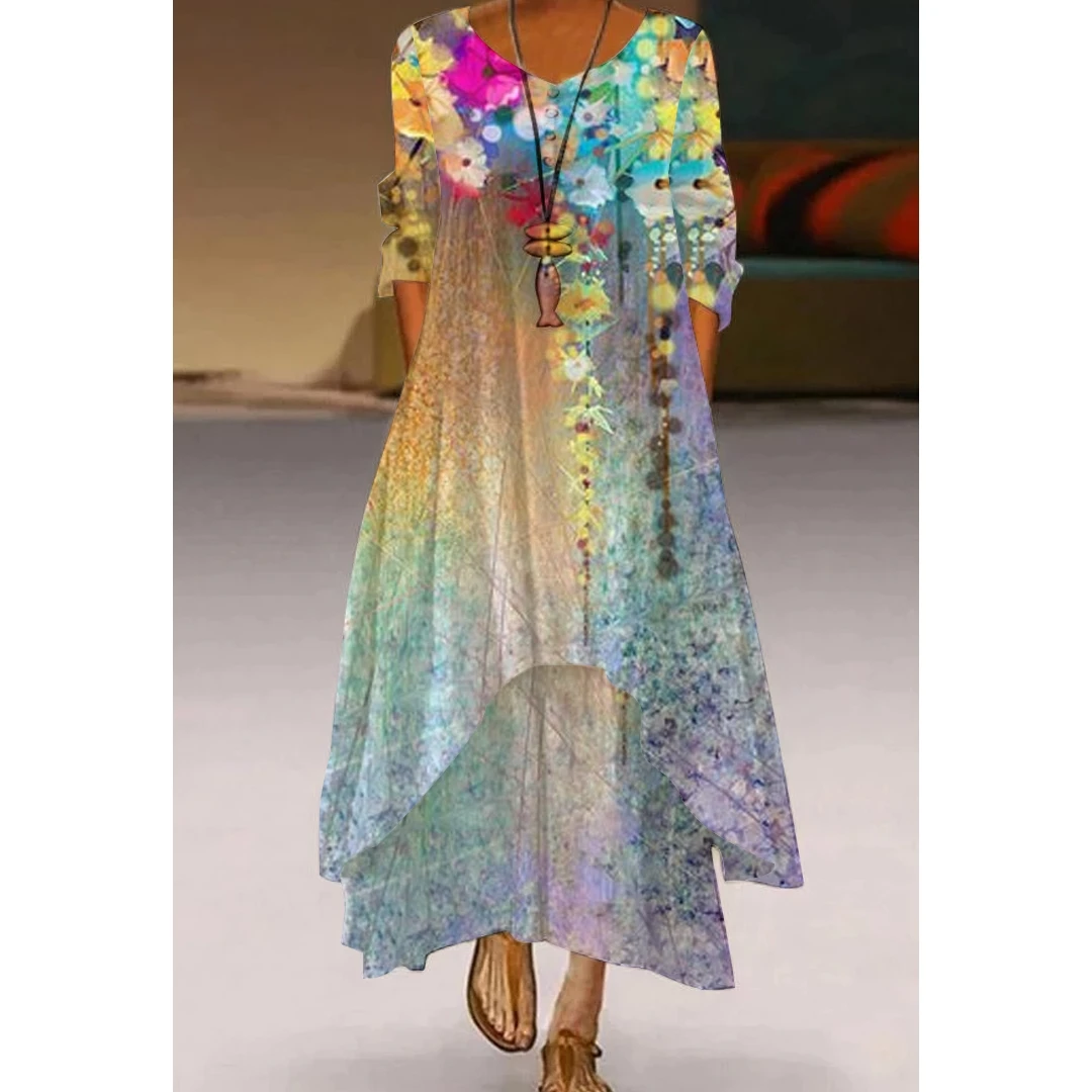 Harajuku Print Long Dress Women Fashion Retro Ladies Casual Vestido Long Sleeve Party Clothing Elegant Floral Casual Wear
Harajuku Print Long Dress Women Fashion Retro Ladies Casual Vestido Long Sleeve Party Clothing Elegant Floral Casual Wear