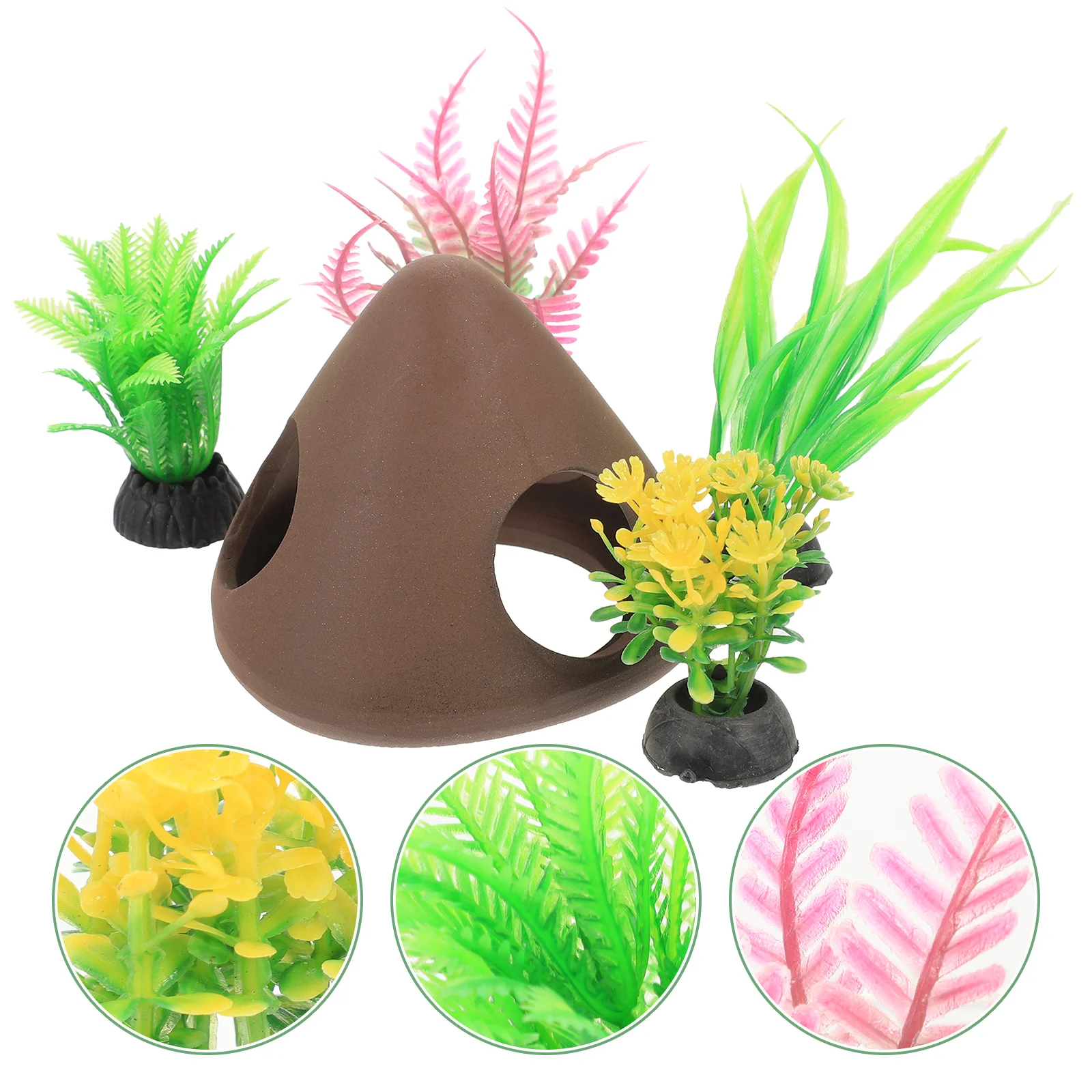 Aquarium Cavefish Shrimpaquaticdecorfake Tank Tabletop Landscaping Decorative Pot Clay Accessory Safe Compact Delicate Vivid
Aquarium Cavefish Shrimpaquaticdecorfake Tank Tabletop Landscaping Decorative Pot Clay Accessory Safe Compact Delicate Vivid