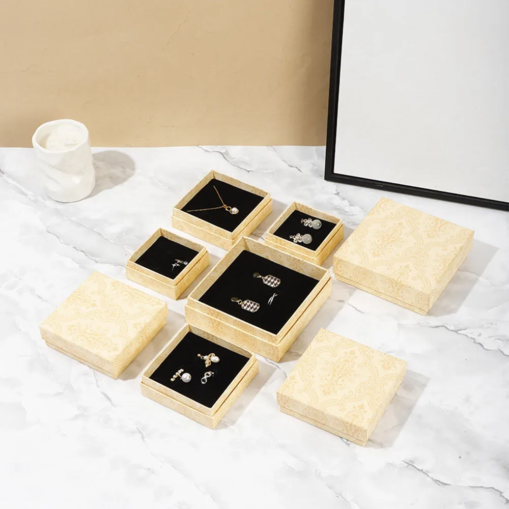 24Pcs Cardboard Jewelry Packaging Box For Ring Necklace Bracelet Pendant Orange Beige Green Jewelry Package Storage Case Boxes
24Pcs Cardboard Jewelry Packaging Box For Ring Necklace Bracelet Pendant Orange Beige Green Jewelry Package Storage Case Boxes