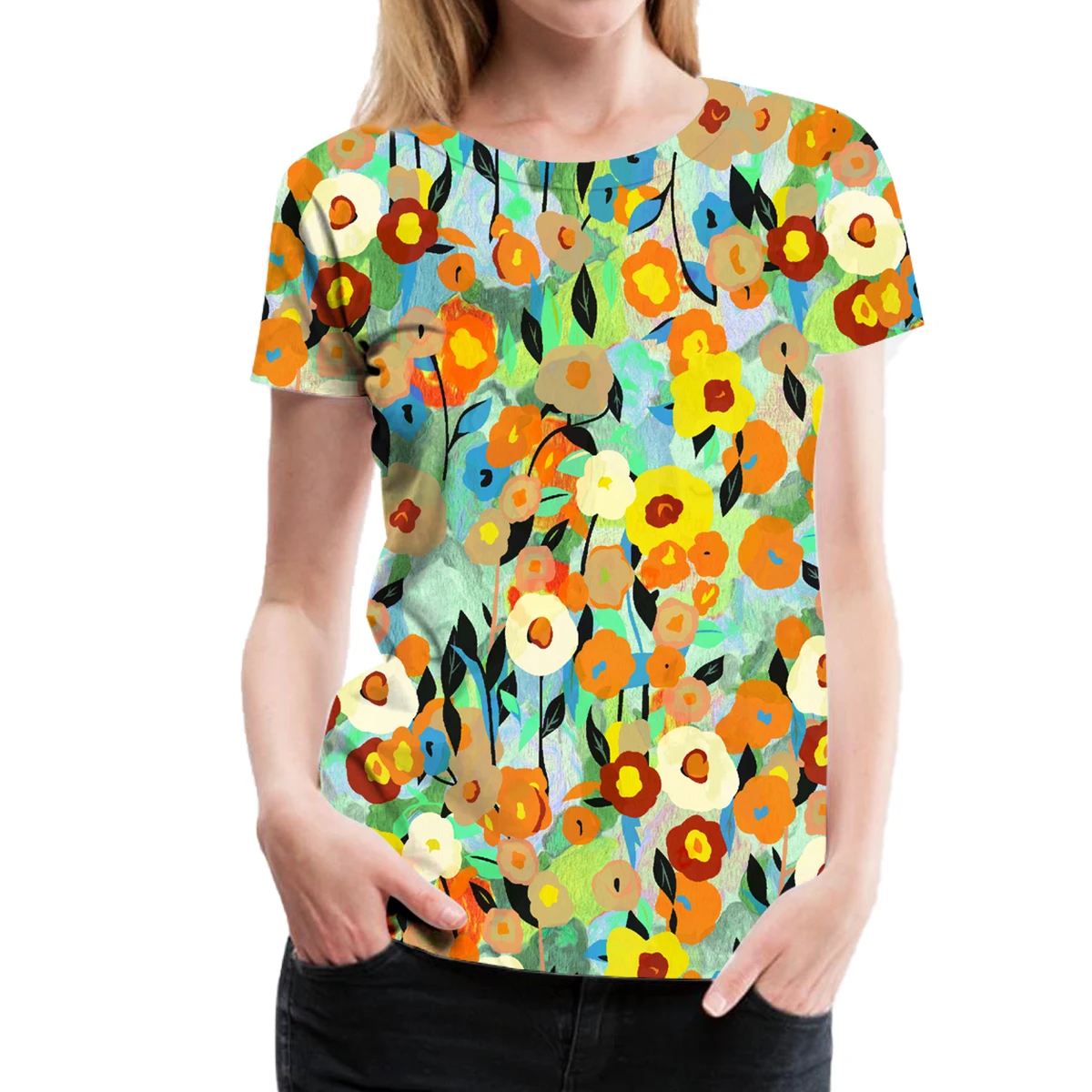 New Tie Dye Flower 3D Print T-Shirts Streetwear Women's Floral Fashion Oversized O-Neck T Shirt Female Girls Tops Tees Clothing
New Tie Dye Flower 3D Print T-Shirts Streetwear Women's Floral Fashion Oversized O-Neck T Shirt Female Girls Tops Tees Clothing