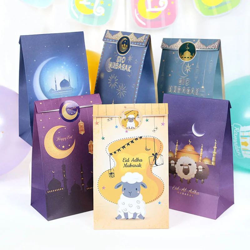 12pcs Eid Mubarak Candy Bags Set Ramadan Paper Gift Bag with Stickers Party Favor Gift Bag Muslim Islamic al-Fitr Party Supplies
12pcs Eid Mubarak Candy Bags Set Ramadan Paper Gift Bag with Stickers Party Favor Gift Bag Muslim Islamic al-Fitr Party Supplies