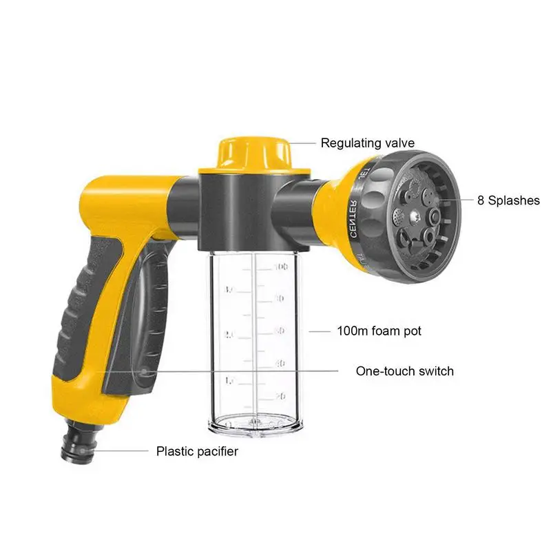 Water Hose Nozzle Sprayer 8 In 1 High Pressure Hose Foam Sprayer Motorcycle And Car Washer Foam Washing Tool Auto Cleaning Tools
Water Hose Nozzle Sprayer 8 In 1 High Pressure Hose Foam Sprayer Motorcycle And Car Washer Foam Washing Tool Auto Cleaning Tools