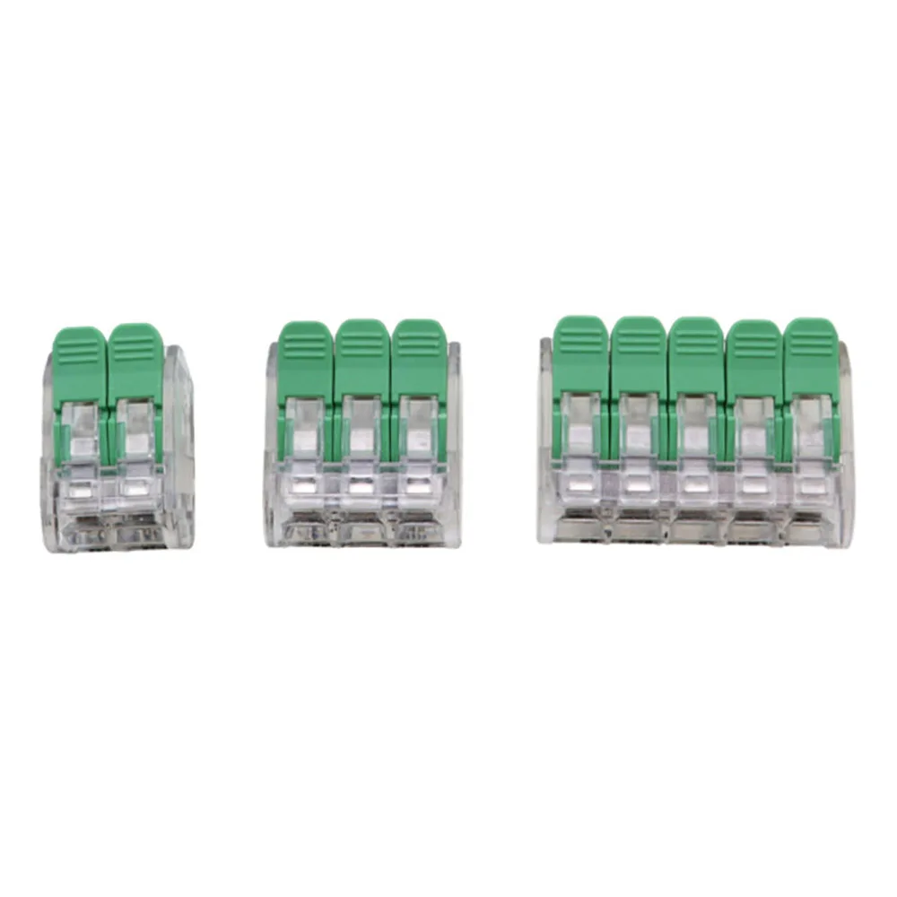 10Pcs 2 Pin 3 Pin 5 Pin Quick Wiring Connector Universal Splitter Wiring Cable Push Terminal Block Wire Terminal Connector
10Pcs 2 Pin 3 Pin 5 Pin Quick Wiring Connector Universal Splitter Wiring Cable Push Terminal Block Wire Terminal Connector