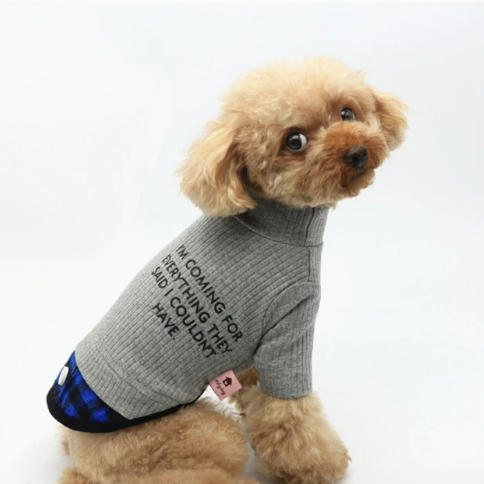 Pet Casual Plaid Letter Print Dog Coats Kitten Puppy Clothes Dog Coat for Small Dogs Autumn and Winter
Pet Casual Plaid Letter Print Dog Coats Kitten Puppy Clothes Dog Coat for Small Dogs Autumn and Winter