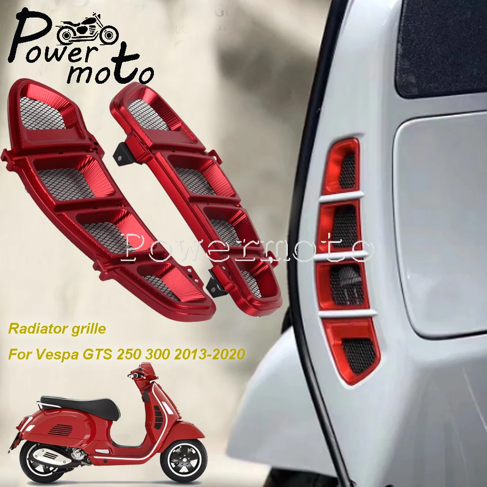 Red Motorcycle CNC Radiator Guard Grille Protector Net Bezel Baffle Covers For GTS 250 300 GTS250 GTS300 2013-2020 2019 2018
Red Motorcycle CNC Radiator Guard Grille Protector Net Bezel Baffle Covers For GTS 250 300 GTS250 GTS300 2013-2020 2019 2018