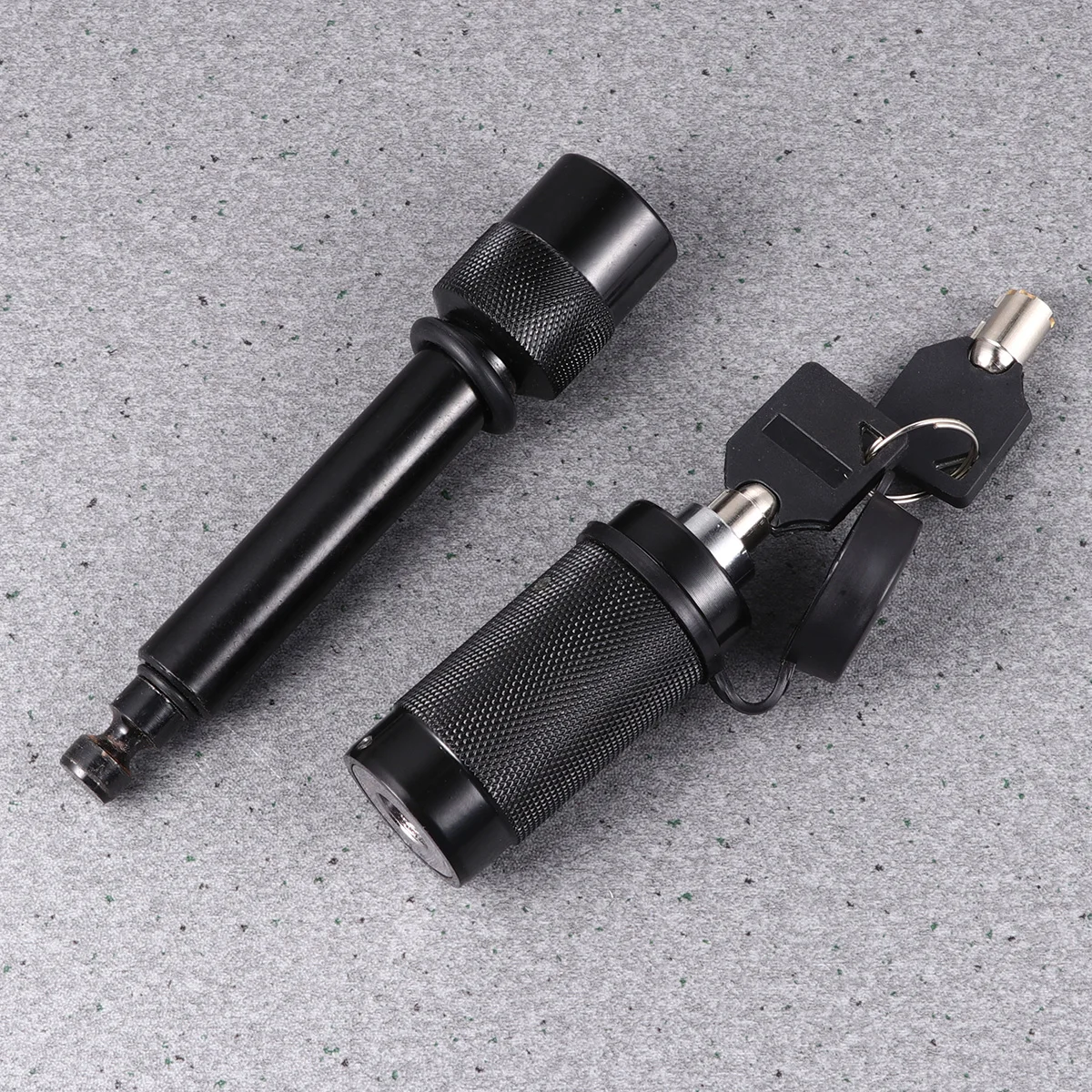 Anti-theft Latch Lock Locking Pin Key Coated Dual Receiver Locking Hitch Pin Black
Anti-theft Latch Lock Locking Pin Key Coated Dual Receiver Locking Hitch Pin Black