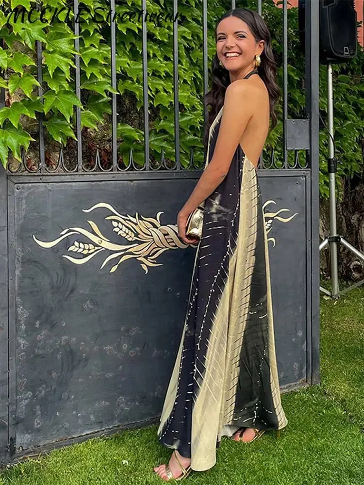 Женское длинное платье с открытой спиной, шикарное платье макси с принтом и вставками, женские платья с воротником-лодочкой, Новинка лета 2023, женское платье для отпуска
Женское длинное платье с открытой спиной, шикарное платье макси с принтом и вставками, женские платья с воротником-лодочкой, Новинка лета 2023, женское платье для отпуска