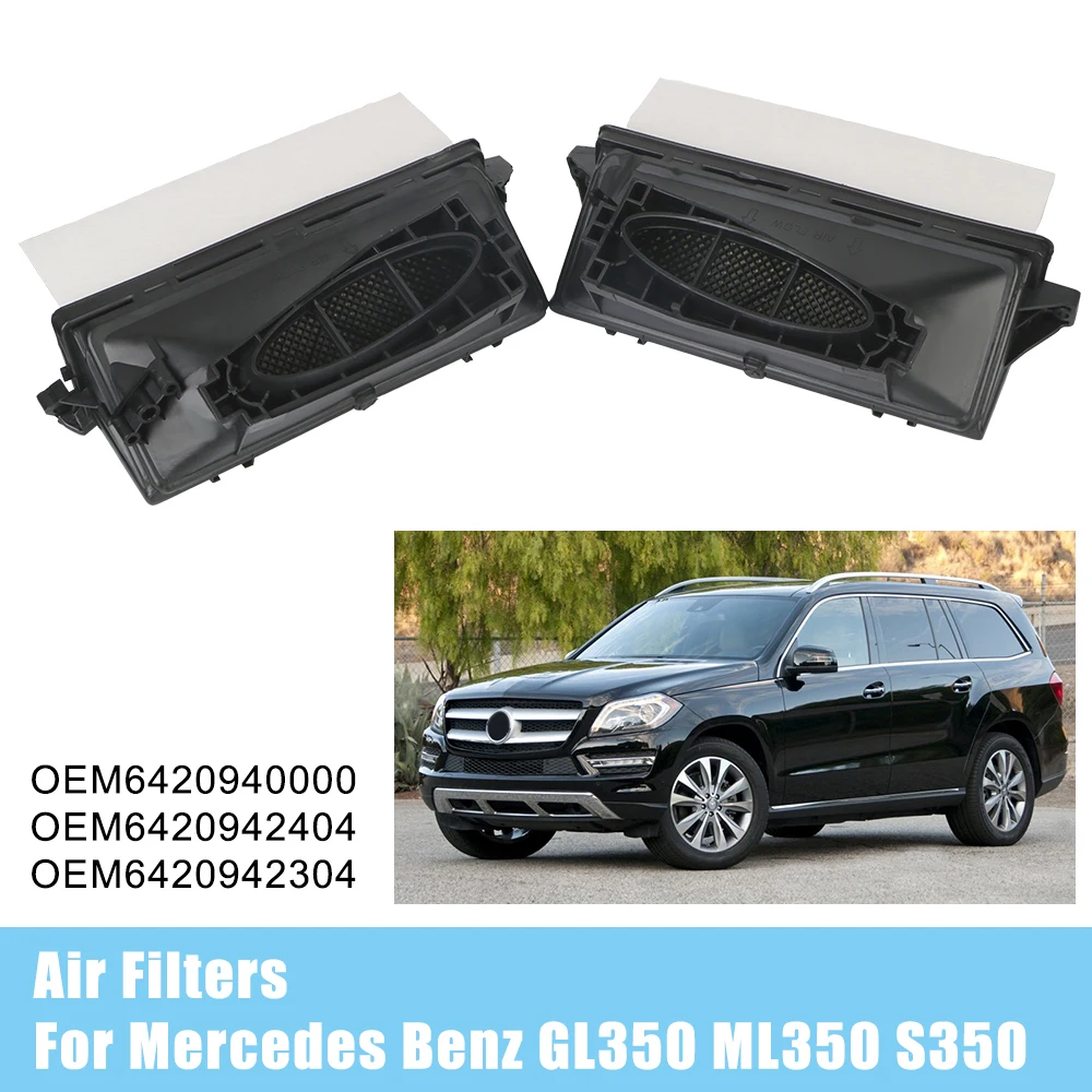 For Benz Gle W166 Gl X164 X166 W463 W164 Ml 350 2012-2016 For Mercedes Benz GL ML S-CLASS GL350 ML350 S350 2pcs Car Air Filter
For Benz Gle W166 Gl X164 X166 W463 W164 Ml 350 2012-2016 For Mercedes Benz GL ML S-CLASS GL350 ML350 S350 2pcs Car Air Filter