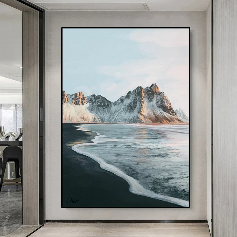 Black And White Abstract Modern Coast Dawn 100% Hand Painted Oil Painting Wall Art For Home Living Room Handmade Restaurant
Black And White Abstract Modern Coast Dawn 100% Hand Painted Oil Painting Wall Art For Home Living Room Handmade Restaurant